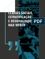 Classes Sociais, Estratificação e Desigualdade - Max Weber Part 2