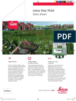 Leica Viva TS16 Data Sheet Specs