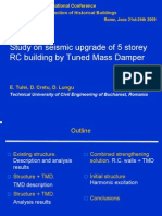 Study On Seismic Upgrade of 5 Storey RC Building by Tuned Mass Damper