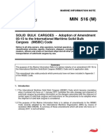 MIN 516 SOLID BULK CARGOES 03adoption of Amendment