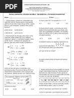 Atividade Diagnóstica Referente Às Semanas 16º À 17º - 8º Ano (1566)