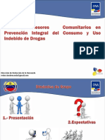 Modulo# 2.2 Taller de Asesores Comunitarios en Prevención Integral Del Consumo y Uso Indebido de Drogas