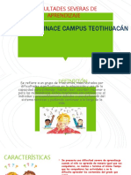 Dificultades Severas de Aprendizaje