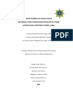 Group 1 Effectiveness of School Rules and Regulations in Enhancing Discipline in Lima