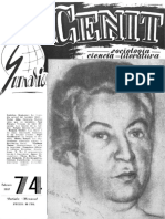 Cenit Revista de Sociologia Ciencia y Literatura Ano VII Num 74 Febrero 1957 877174