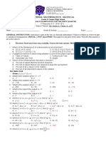 General Mathematics Prelim