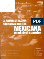 Administracion de Educacion Publica Mexicana