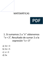 MATEMÁTICAS