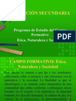 Campo Formativo Etica, Naturaleza y Sociedad