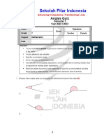 Angles Quiz - 2022-2023