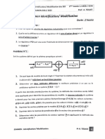 Examen 2021-2022 D'identification Et Modélisation