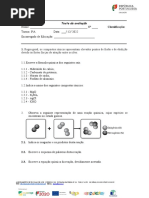 2º Teste 8º Ano