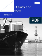 Cargo Claims and Recoveries Module 3 2019