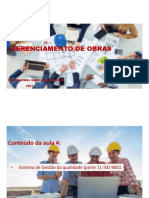 Gerenciamento de Obras - Aula 4