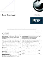 Manual Celular Sony Z520a