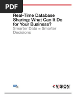 Real-Time Database Sharing: What Can It Do For Your Business?