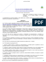 DF - Aplicação Do Estudo de Impacto de Vizinhança - Lei N° 6.744 2020