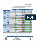 Calendarización Multianual V 2023