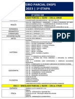 Roteiro Parcial 3 Série 1º Bim