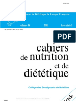 Cahiers de Nutrition Et de Diététique