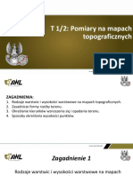 T 1/2: Pomiary Na Mapach Topograficznych: KPT Paweł ŁASKI