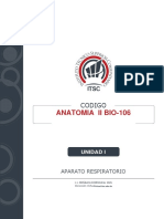 Aparato Respiratorio. CONTENIDO ANATOMIA II