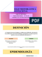 Enfermedad Trofoblástica Gestacional