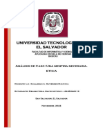 Análisis de Caso Una Mentira Necesaria