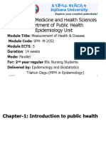 Epidemiology PPT For 2nd Year Nursing Students