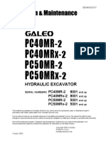 PC40MR 2 MRX 2 PC50MR 2 MRX 2. Operation Maintenance Manual