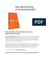 Microsoft Office 365 Crack Plus Product Key Free Download 2023