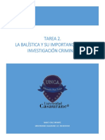 La Balística y Su Importancia en La Investigación