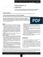 Guidelines For The Management of Abnormal Uterine Bleeding Guidelines For The Management of Abnormal Uterine Bleeding