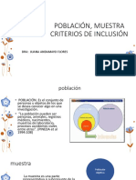 12 Semana 2022-Ii Población, Muestra Criterios de Inclusión PDF