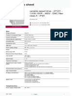 Altivar 21 Variable Speed Drives - Legacy Product - ATV21HD11N4