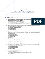 Assignment 1 - Accounting Standards