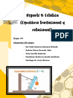 Reporte 9 Estática Equilibrio Traslacional y Rotacional