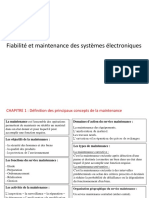 Fiabilité Et Maintenance Des Systèmes Électroniques