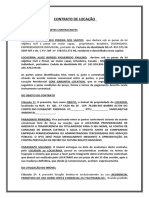 CONTRATO de LOCAÇÃO Residencial Modelo ATUAL Digitar