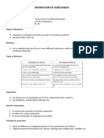 Separation of Substances