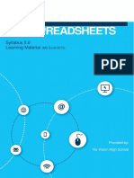 ICDL Spreadsheets 2013 5.0 - Nu-Vision High School