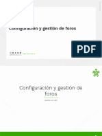 Configuración y Gestión de Foros