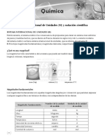 Química: Sistema Internacional de Unidades (SI) y Notación Científica