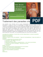 Traitement Des Parasites Chez L'homme