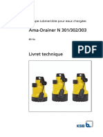 Ama-Drainer N 301/302/303: Pompe Submersible Pour Eaux Chargées