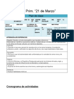 5°A Plan Del 28 Al 02 de Diciembre