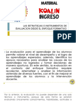 Las Estrategias e Instrumentos de Evaluacion