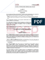 Ley Orgánica de La Contraloría General Del Estado