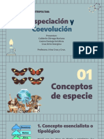 Especiación y Coevolución