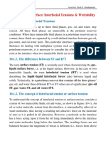 Lecture Ten Surface and Interfacial Tensions